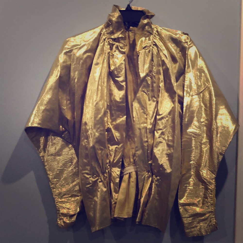 Handmade gold blazer